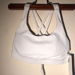 Lululemon White Sports Bra